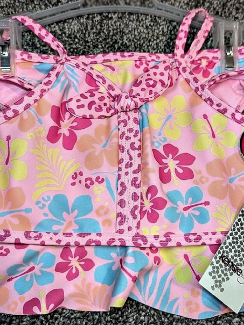 Kensie Floral Two-piece Swim suit